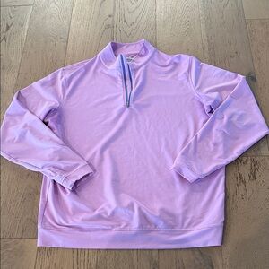 Peter Millar Lavender Zip-Up Sweater